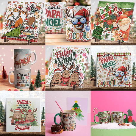 Arquivo Combo Canecas Natal e Ano Novo - Originale 3