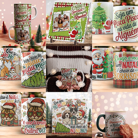 Arquivo Combo Canecas Natal e Ano Novo - Originale 5