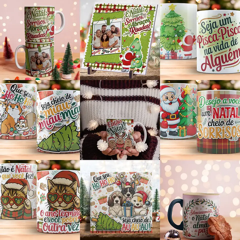 Arquivo Combo Canecas Natal e Ano Novo - Originale 5