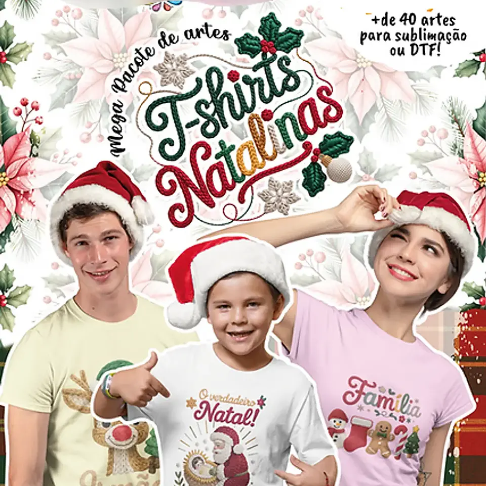 Arquivo Natal Combo Tshirt - Originale 1