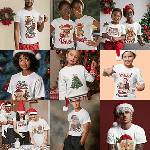 Arquivo Natal Combo Tshirt - Originale