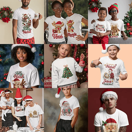 Arquivo Natal Combo Tshirt - Originale 2