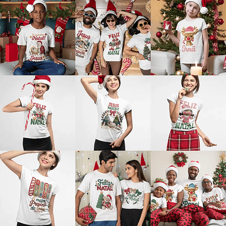 Arquivo Natal Combo Tshirt - Originale 3