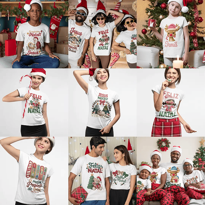 Arquivo Natal Combo Tshirt - Originale 3