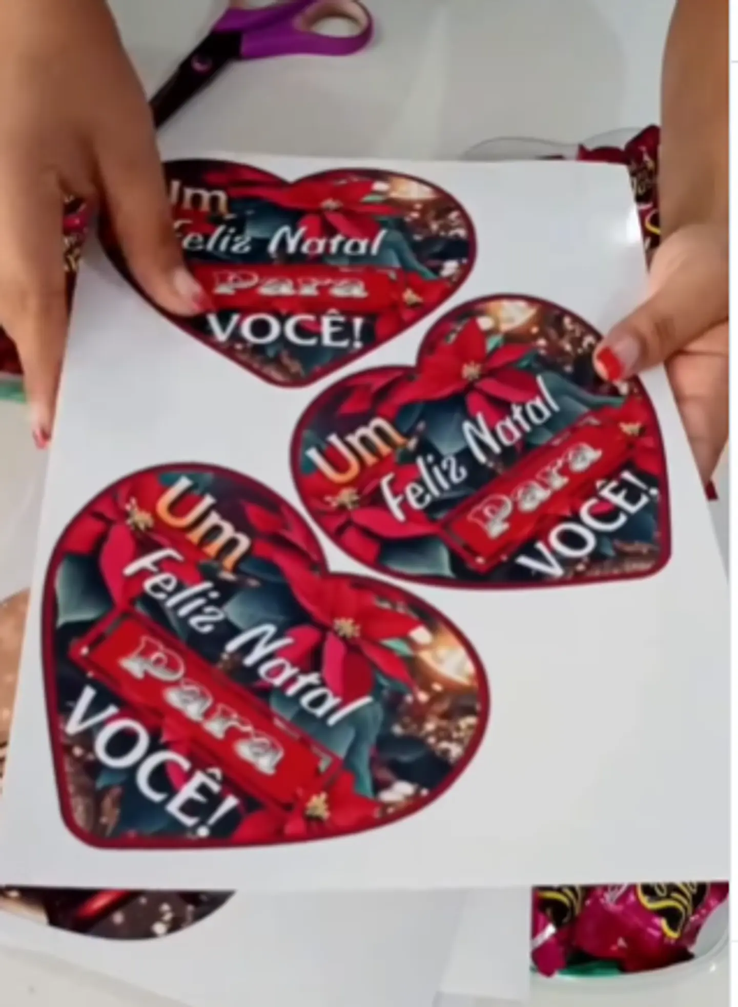 Arquivo Natal Coração Acetato - Diy Presentes 1