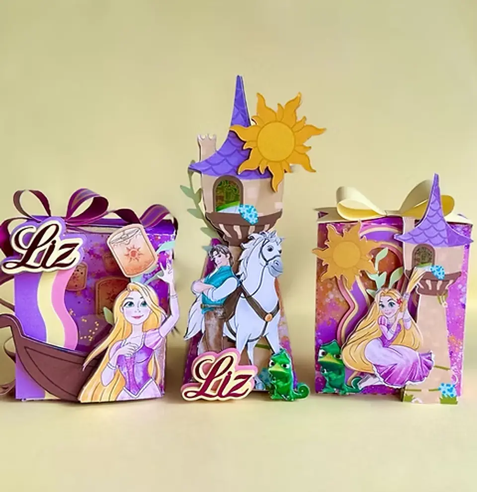 Arquivo de Corte Enrolados Rapunzel - Nathalia Moura 1