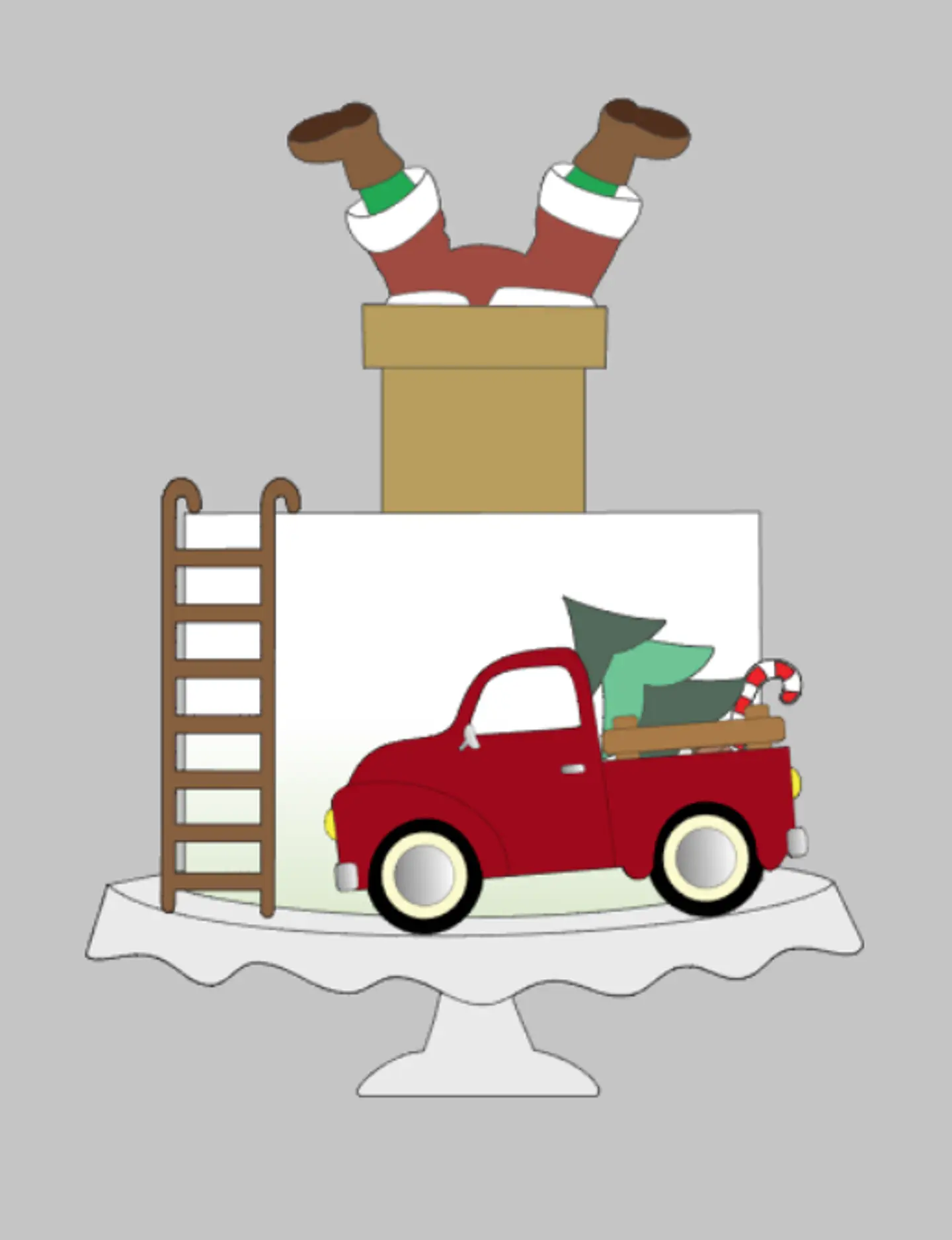 Arquivo Natal Topo de Bolo Noel na Chamine 1