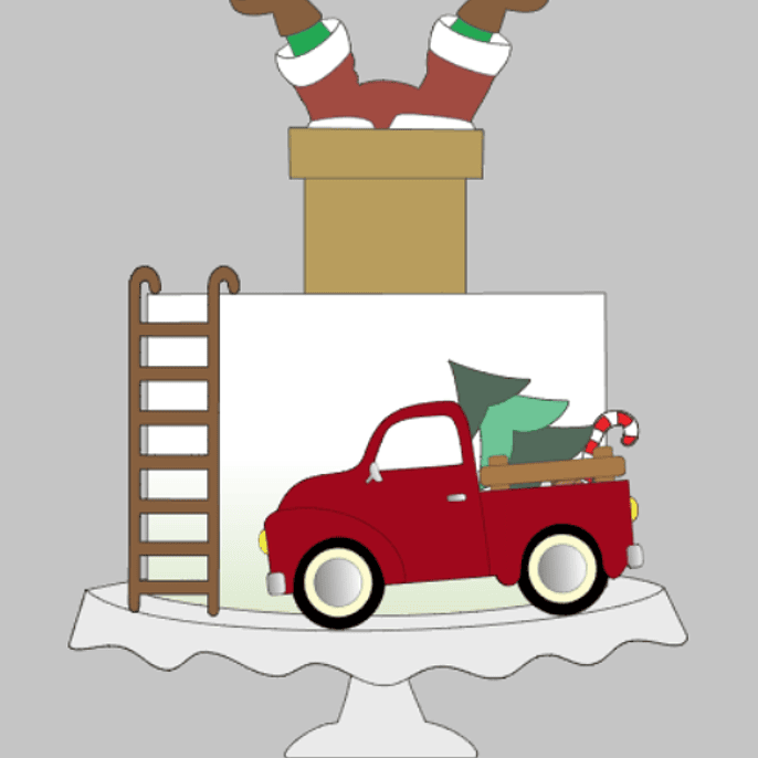 Arquivo Natal Topo de Bolo Noel na Chamine 1