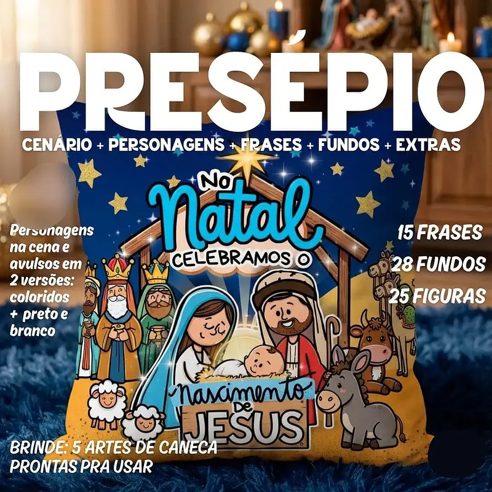 Arquivo Natal Cristão Presépio - Pandoca 1