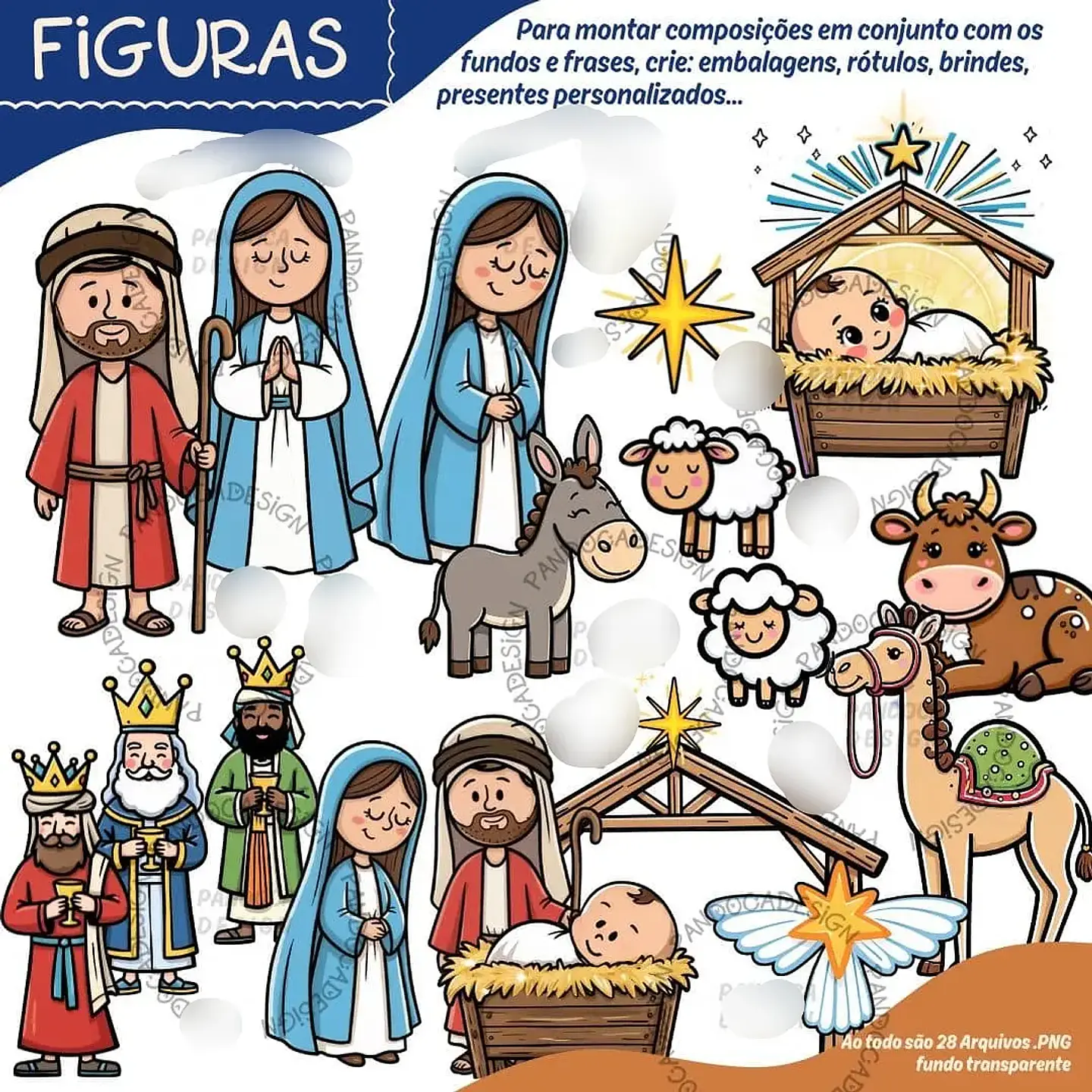 Arquivo Natal Cristão Presépio - Pandoca 3
