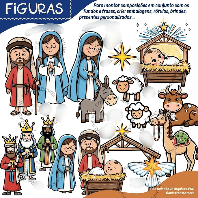 Arquivo Natal Cristão Presépio - Pandoca 3