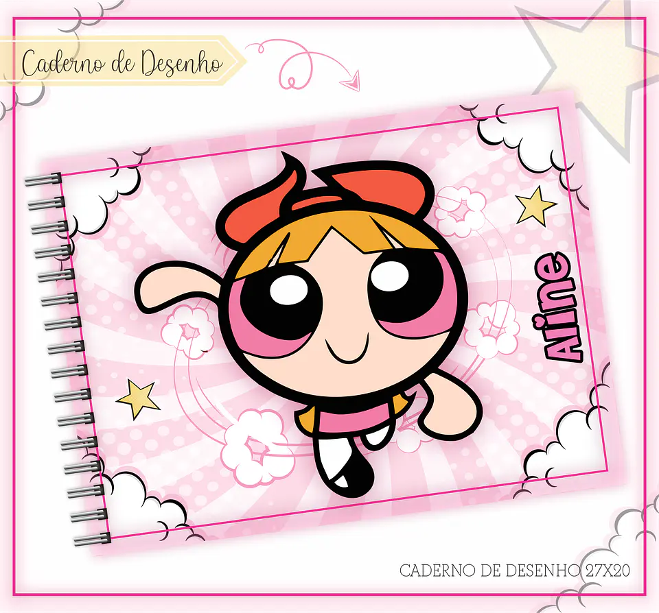 Arquivo Encadernação Kit Escolar Florzinha - LINA CRIATIVA 5