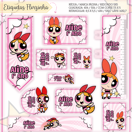 Arquivo Encadernação Kit Escolar Florzinha - LINA CRIATIVA 6