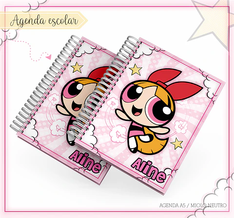 Arquivo Encadernação Kit Escolar Florzinha - LINA CRIATIVA