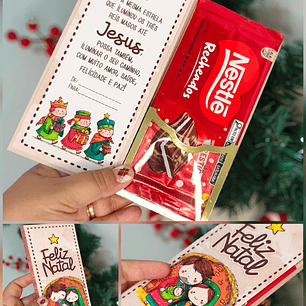 Arquivo Natal Barra de Chocolate Jesus