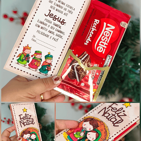 Arquivo Natal Barra de Chocolate Jesus 1