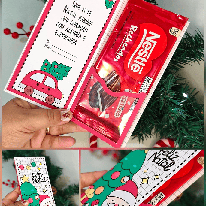 Arquivo Natal Barra de Chocolate  1