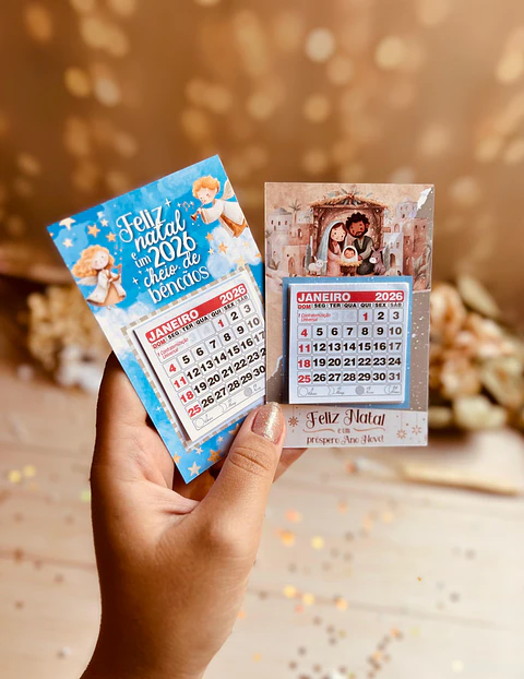 Arquivo Natal Cristão Card Calendário