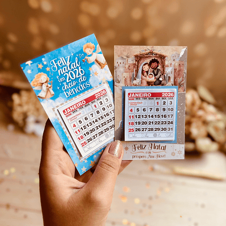 Arquivo Natal Cristão Card Calendário 1