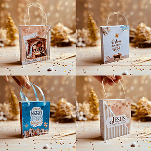 Arquivo Natal Cristão Mini Sacolinha