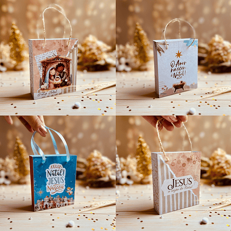 Arquivo Natal Cristão Mini Sacolinha 1