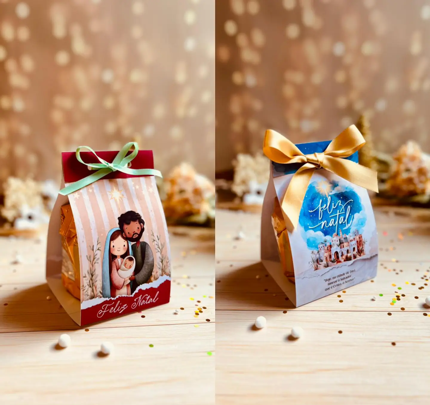 Arquivo Natal Cristão Porta Mini Panetone 80g 1