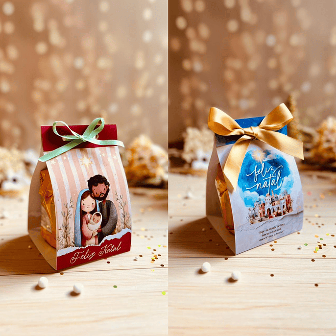 Arquivo Natal Cristão Porta Mini Panetone 80g 1