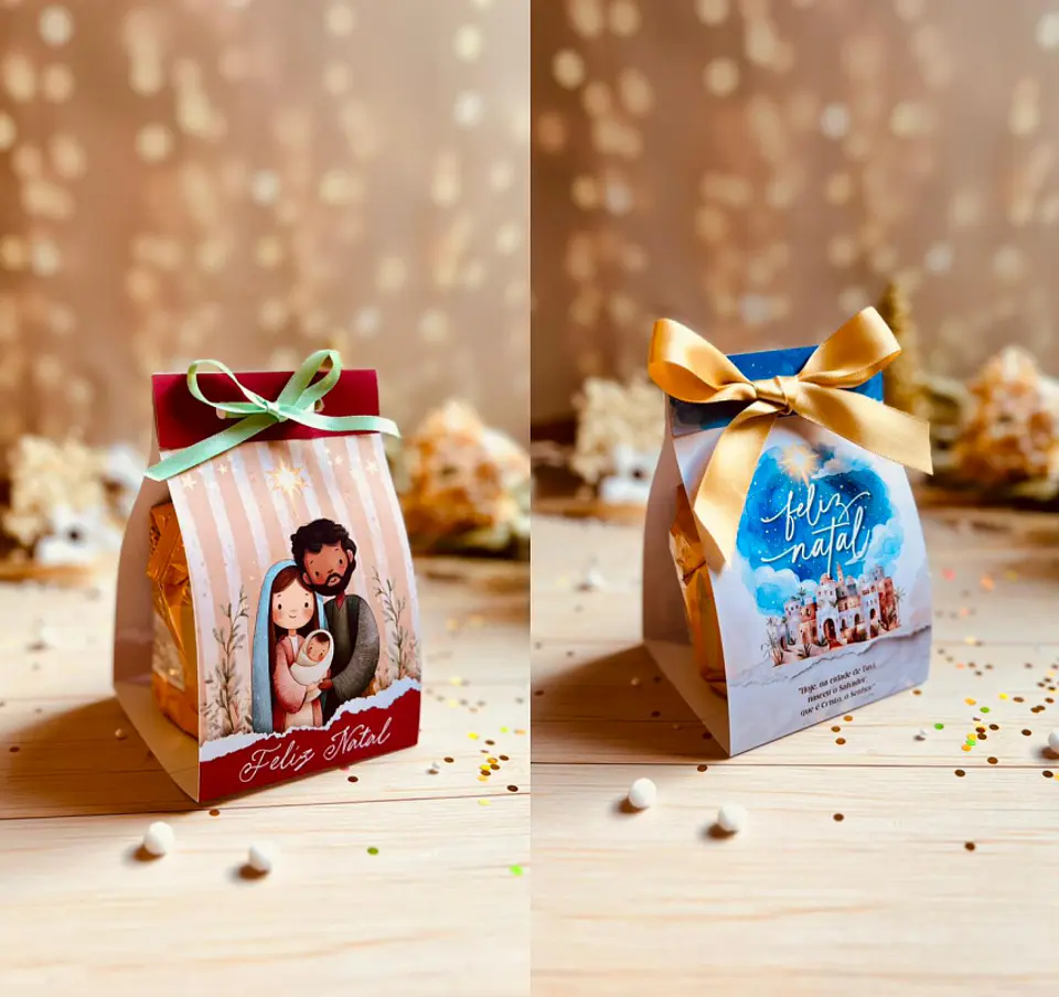 Arquivo Natal Cristão Porta Mini Panetone 80g 1