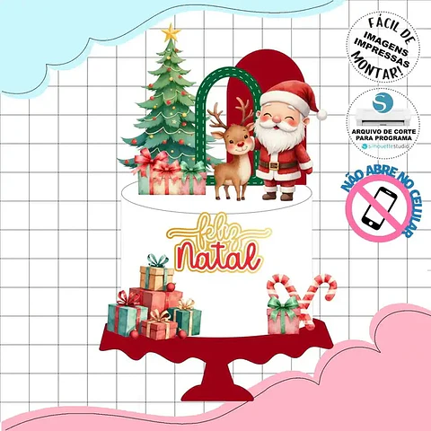 Arquivo Topo Natal Aquarelado