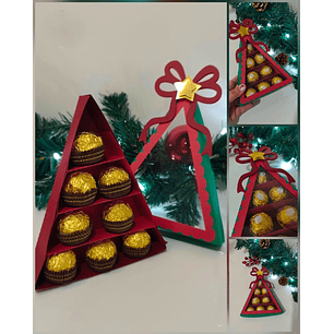Arquivo Natal Árvore Triangulo para Brigadeiro