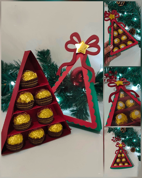 Arquivo Natal Árvore Triangulo para Brigadeiro
