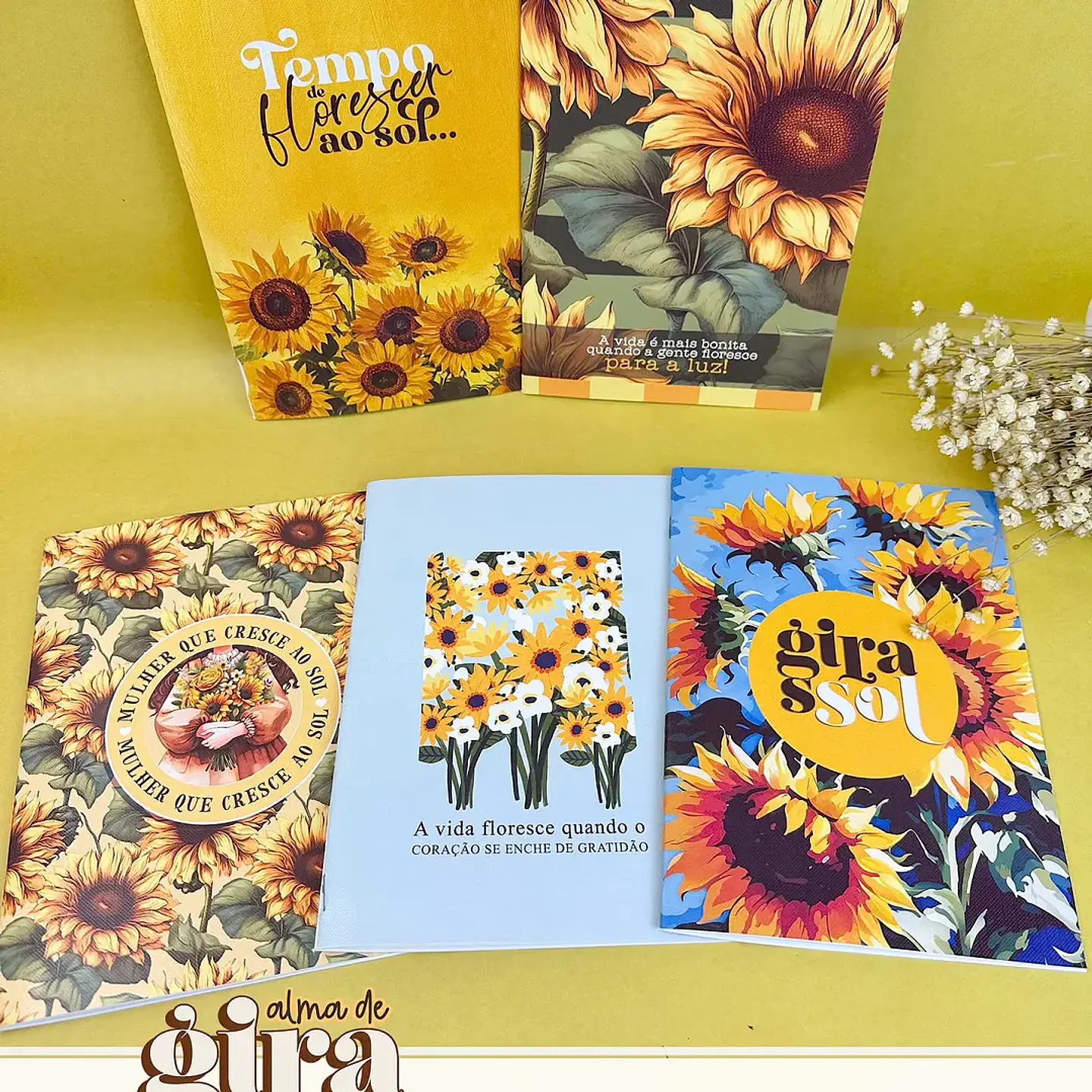 Arquivo Pack Caderninhos Alma de Girassol 1