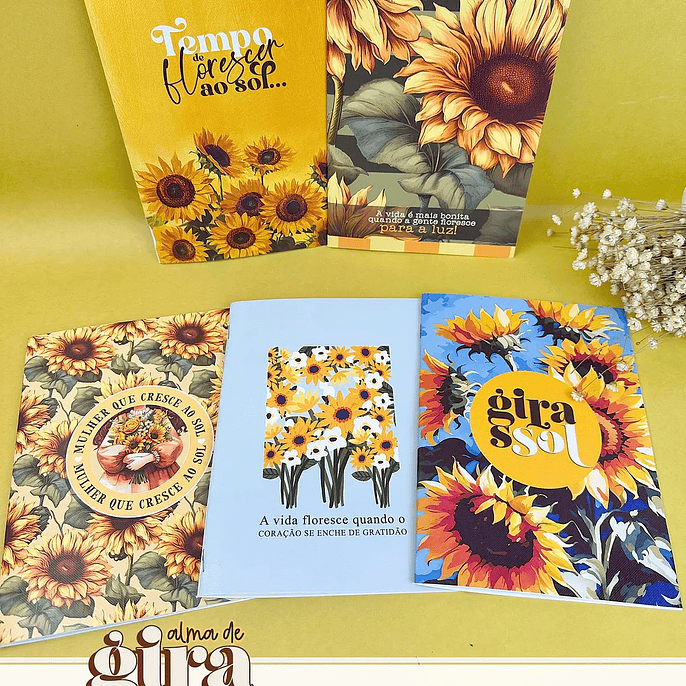 Arquivo Pack Caderninhos Alma de Girassol - Tita 1