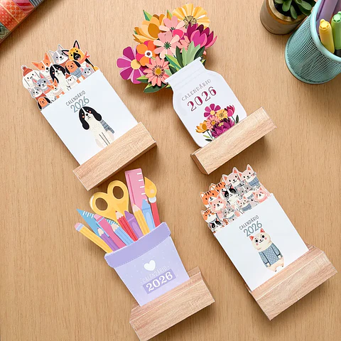 Arquivo Calendário de Mesa 2026 - Tudo pra papelaria