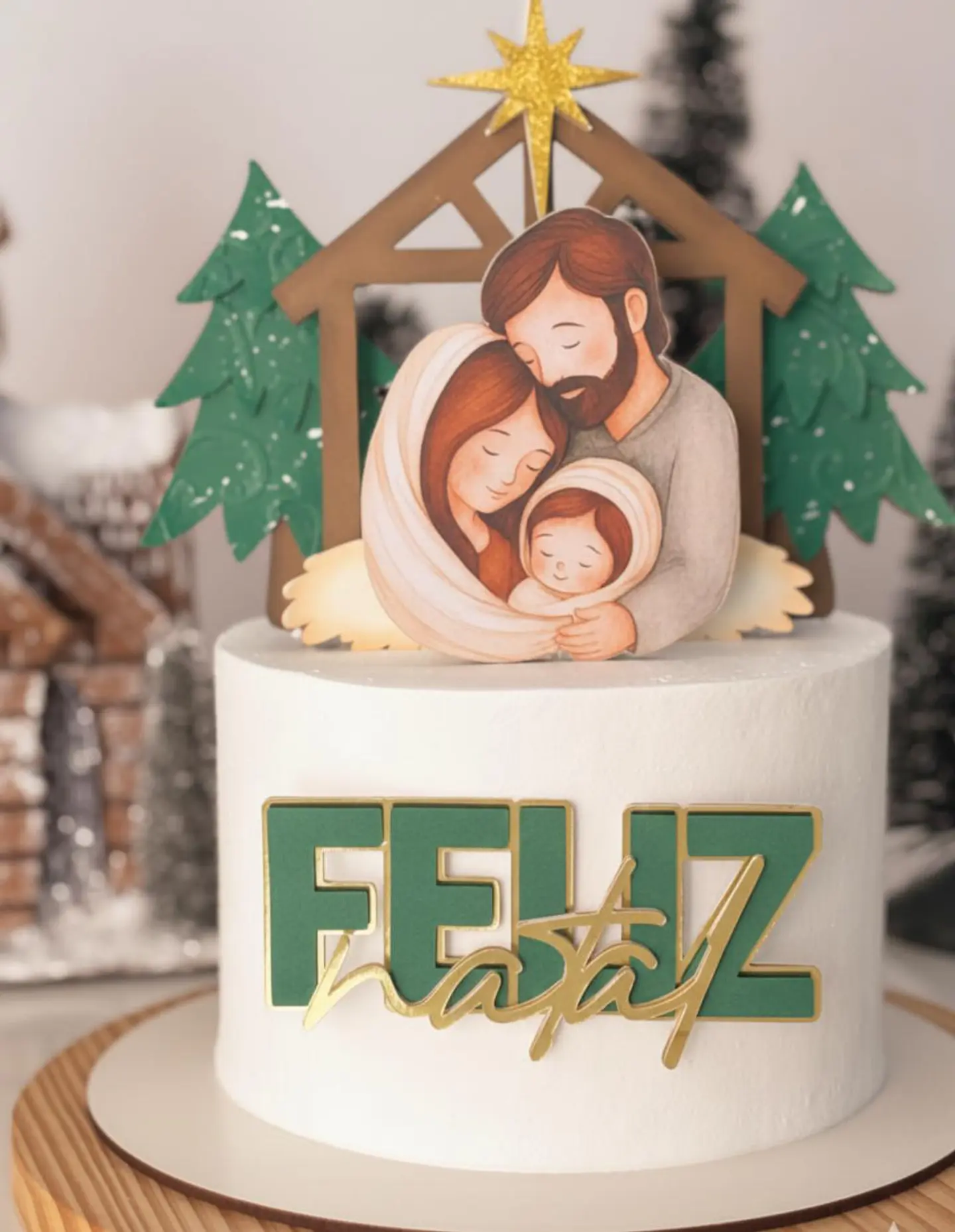 Arquivo Natal Topo de Bolo Aquarela 1