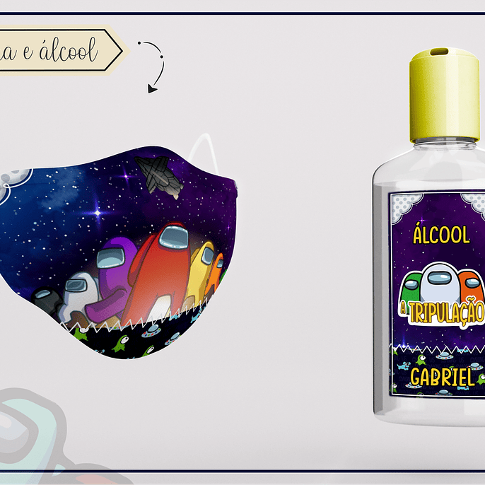 Arquivo Combo Escolar Among us - LINA 12