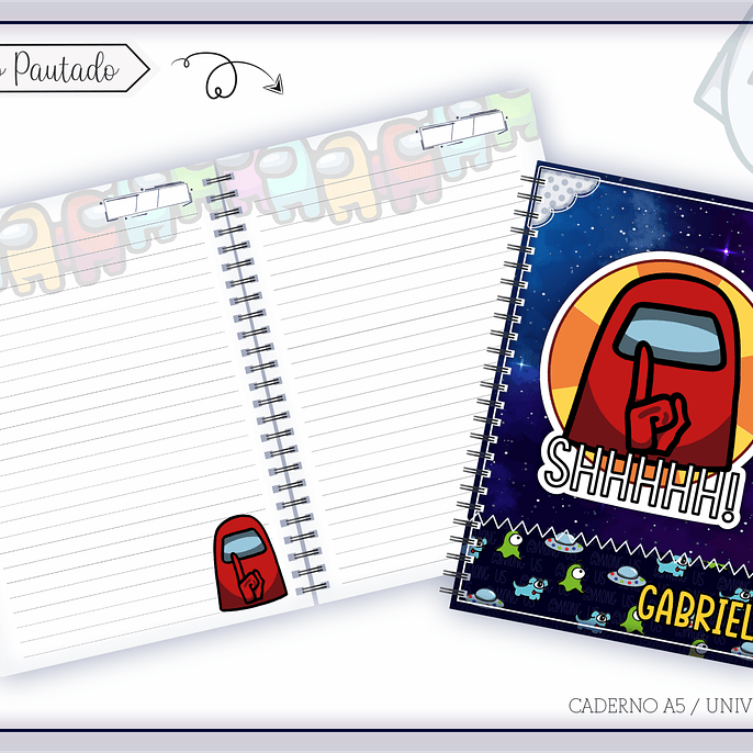 Arquivo Combo Escolar Among us - LINA 14