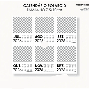 Arquivo Calendário Polaroid 2026