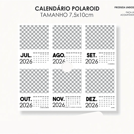 Arquivo Calendário Polaroid 2026 2