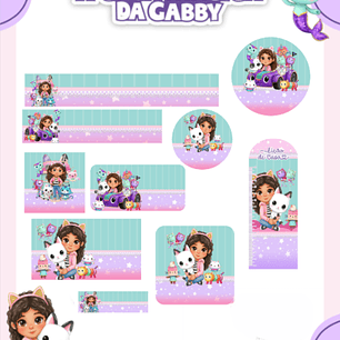 Arquivo Etiqueta Escolar A Casa Mágica da Gabby - PAMELLA