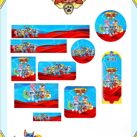 Arquivo Etiqueta Escolar Patrulha Canina - PAMELLA 1