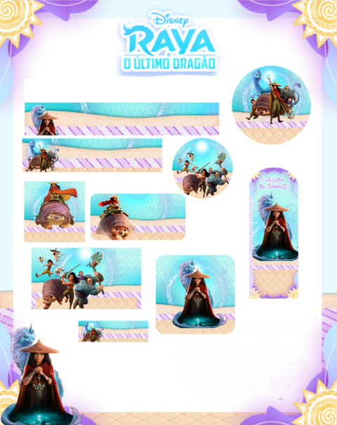 Arquivo Etiqueta Escolar Raya o Último Dragão - PAMELLA