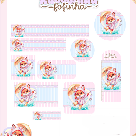 Arquivo Etiqueta Escolar Raposinha Fofinha - PAMELLA 1