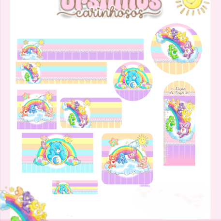 Arquivo Etiqueta Escolar Ursinhos Carinhosos - PAMELLA 1