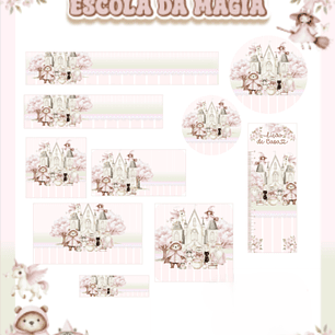 Arquivo Etiqueta Escolar Escola da Magia - PAMELLA