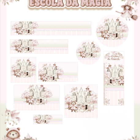 Arquivo Etiqueta Escolar Escola da Magia - PAMELLA 1