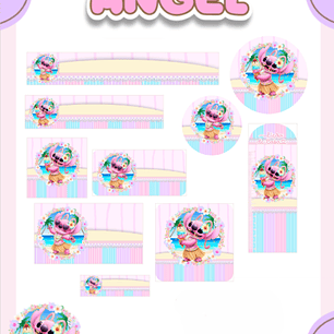 Arquivo Etiqueta Escolar Angel - PAMELLA