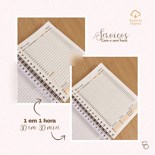 Arquivo Agendamentos Serviços 2026 8 Cores - Sara