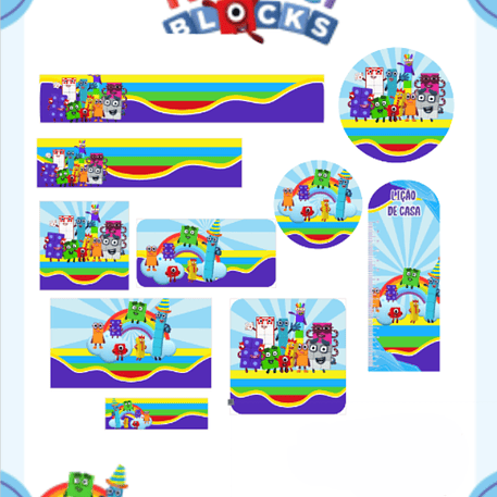 Arquivo Etiqueta Escolar Numberblock - PAMELLA 1