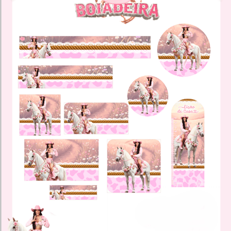 Arquivo Etiqueta Escolar Boiadeira - PAMELLA 1